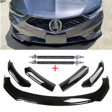 Front Bumper Lip Body Kit Spoiler Splitter Glossy Black For Acura Integra Front Bumper Lip Body Kit Spoiler Splitter Glossy Black For Acura Integra
