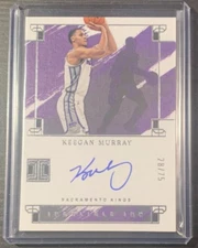 2023-24 Panini Impeccable KEEGAN MURRAY Indelible Ink Auto /75 #IDI-KEE Kings
