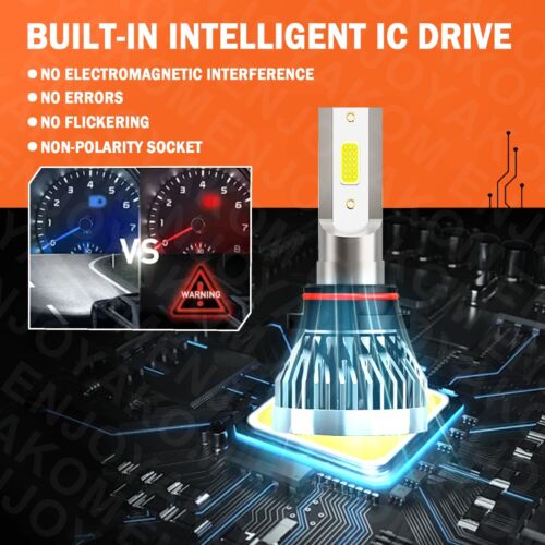 For Lexus RX300 2001-2003 Car HID LED Headlight Bulbs Combo High/Low Beam White - Picture 3 of 12