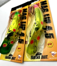 MAG LIP 4.5 UV “JUNK YARD DOG” & “MANCHILD” Yakima Bait USA Kwikfish 2 Pack