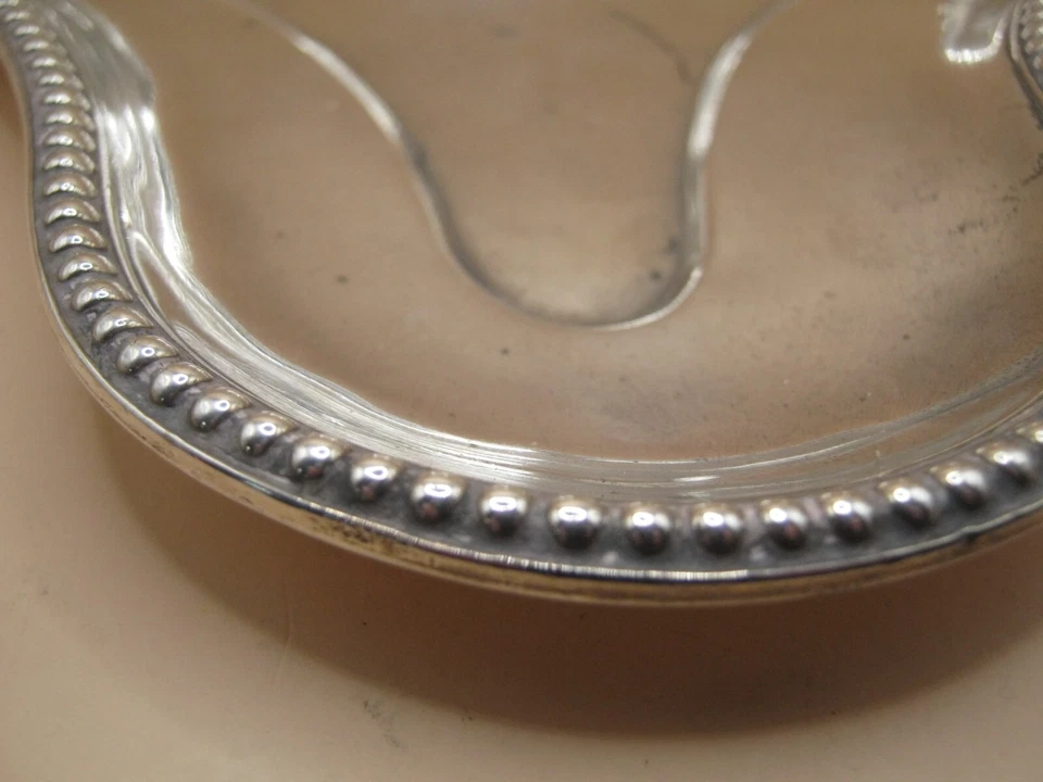 Prato/bandeja abstrata de prata esterlina Londres 1868 por Robert Garrard II - Imagem 4 de 4