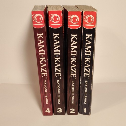 Kami-Kaze Volume 1-4 Paperback Lot By Satoshi Shiki GOOD CONDITION