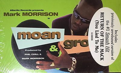 #ad #ad Mark Morrison 1996 quot;Moan amp; Groanquot; CASSETTE TAPE SINGLE Ramp;B BRAND NEW SEALED $13.58