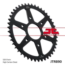 JT Steel Rear Sprocket Teeth:  45 / JTR890.45ZBK