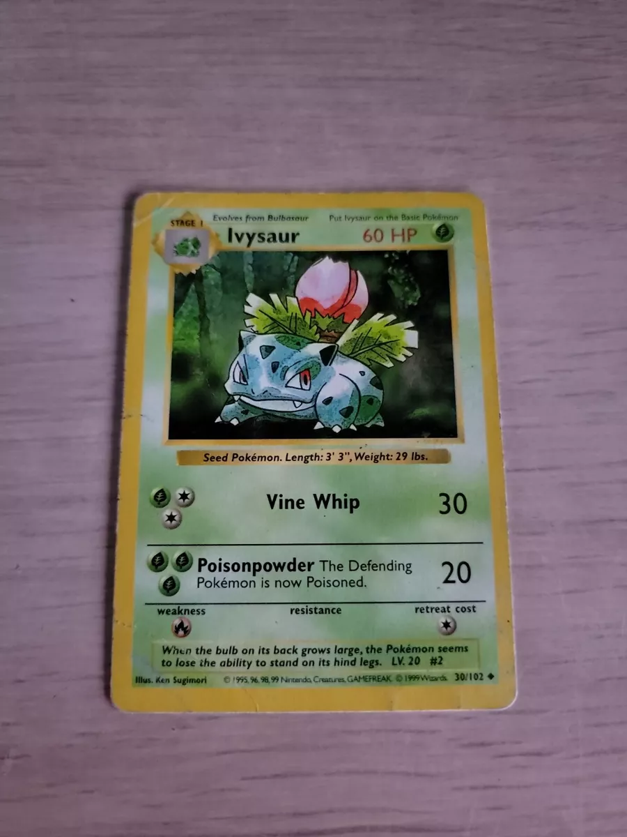 Check the actual price of your Ivysaur Topps Pokemon card on