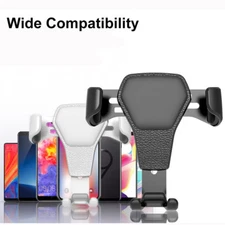 Black Car Holder Mount Air Vent Stand Cradle For Mobile Cell Phone For Any Cars