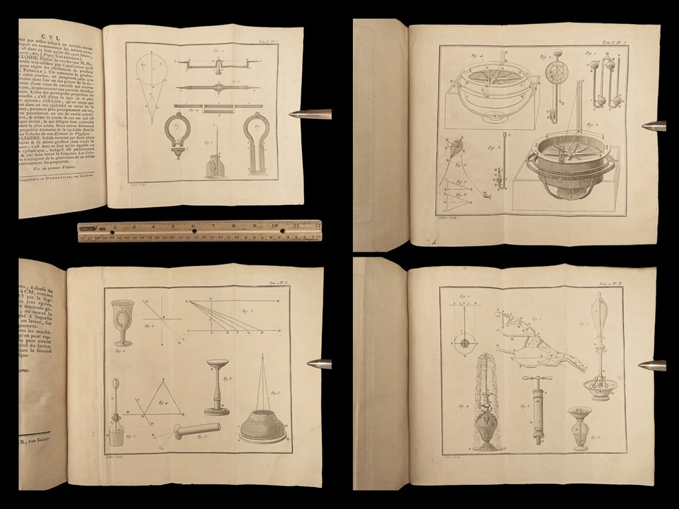 1781 PHYSICS 1ed Sigaud La Fond Experiments Science Air Chemistry Enlightenment - Image 2 of 4