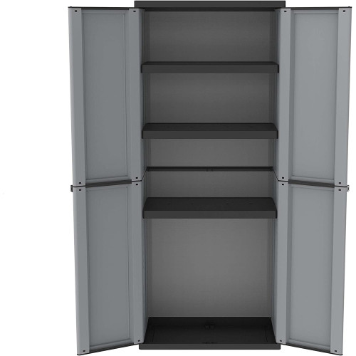 Thumbnail - Terry J-line 268 Vollregal-kleiderschrank Aus Polypropylen Mit 2