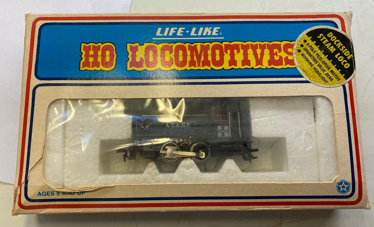 鉄道模型 LIFE-LIKE POWERED LOCOMOTIVE 98 Life-Like AT&SF 0-4-0 Steam Locomotive #98 Dockside Switcher