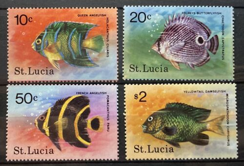 ST.LUCIA -  1978 FISH SET NHM SG 473-476 - Picture 1 of 1