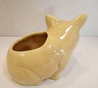 Vintage Pig Planter Ceramic Cream Color 1940’s-1950’s 3.75" H 4.5" L — photo 5