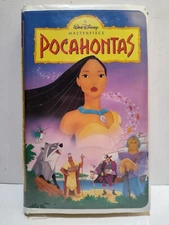 Pocahontas VHS 1996 Clamshell Walt Disney Masterpiece Collection - Tested - Work