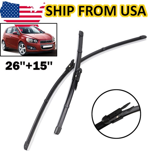 For Chevrolet Aveo Sonic MK2 20122020 US Front Windshield Wiper Blades