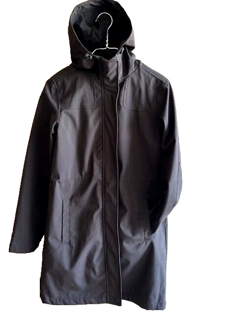 Joe Fresh Mujer Abrigo Ancho y Resistente al Agua con Capucha EE. UU. Talla S/P Foto 2 de 4