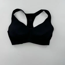 Nike Dri-Fit Black Sports Bra 34D High Impact Support Racerback