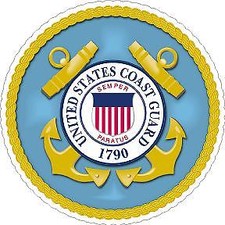 US Coast Guard Reflective or Matte Vinyl Decal Sticker USCG