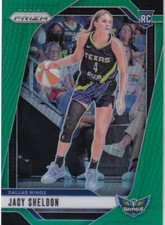 2024 Prizm WNBA Jacy Sheldon RC #4 Wings Green Prizm PWE