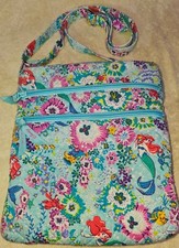 Vera Bradley The Little Mermaid Ariel Triple Zip Hipster Crossbody Purse Nice