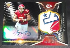 #096/125 Rc Jersey Patch Aaron Murray Auto 2014 Platinum Rookie Signed Autograph