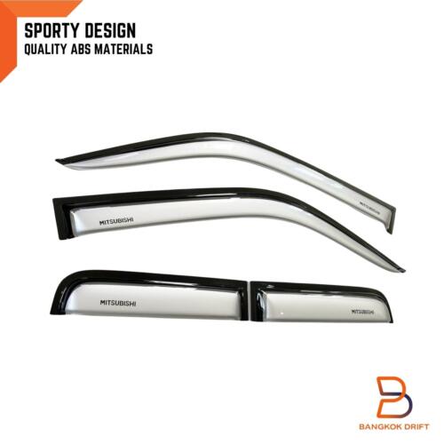 VISOR SHIELD DEFLECTOR WEATHER GUARD FIT MITSUBISHI L200 MK PICKUP 97-05 CAB 2DR - Foto 2 di 8