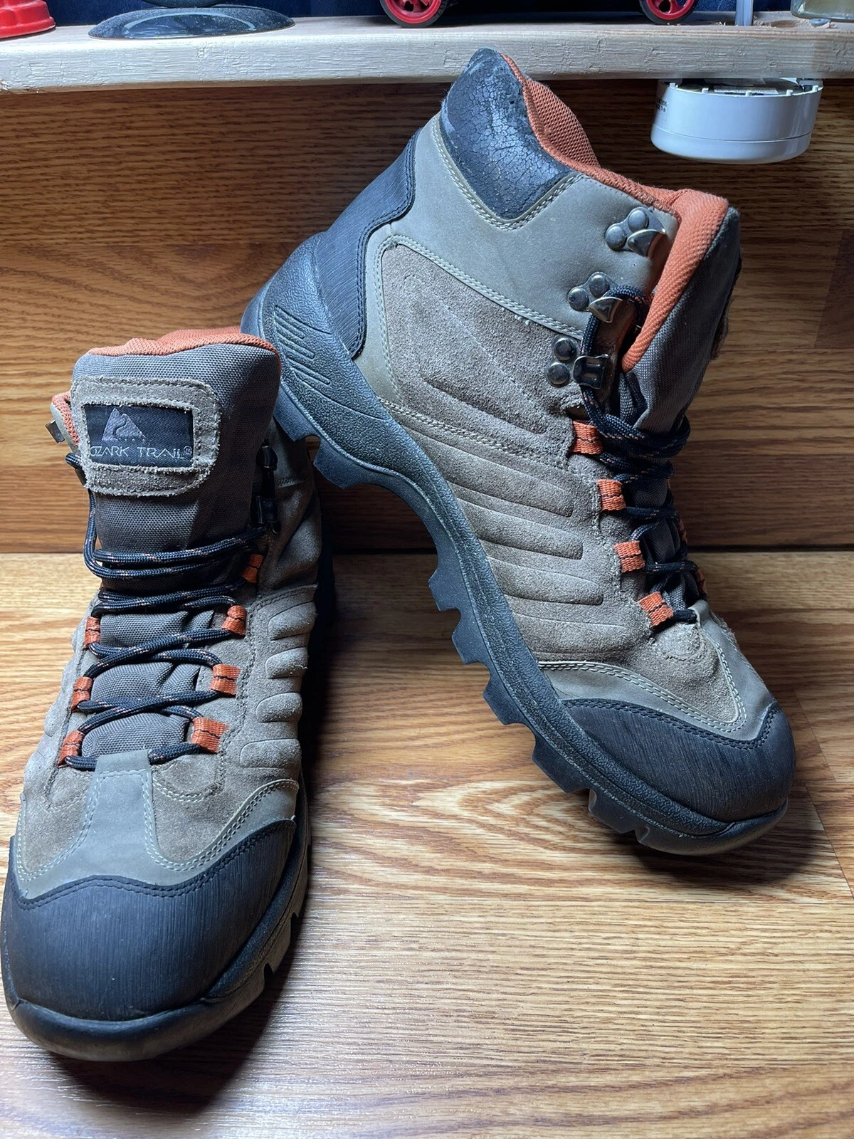 Ozark Trail Putty Waterproof Outdoor Hunting Hiking Boots Mens Size 13 EUC