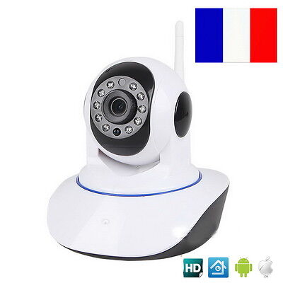 Camera de Surveillance IP iPhone/Android Motorisée WiFi HD Sans Fil Infrarouge