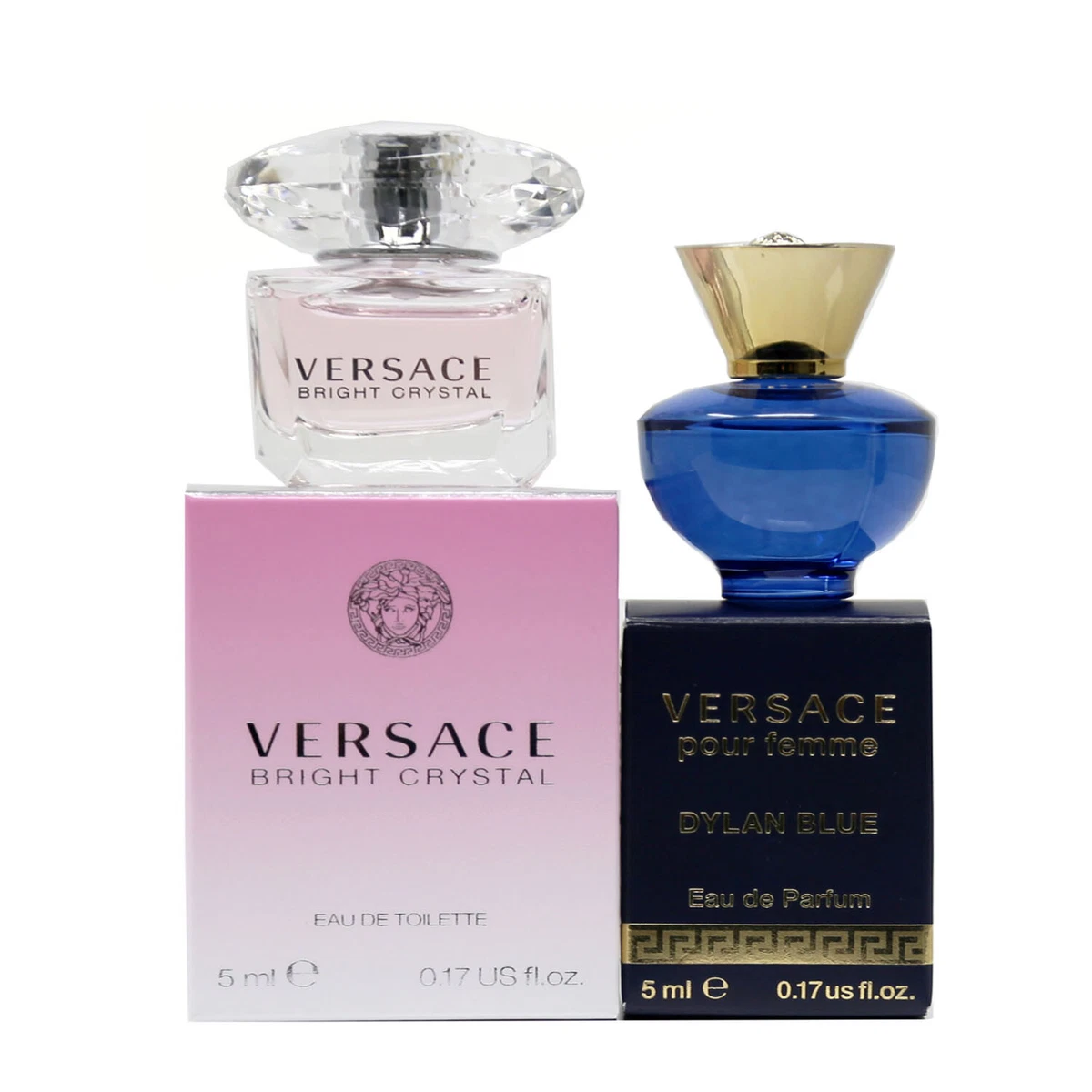 Versace bright crystal and dylan blue pour femme mini coffret clearance