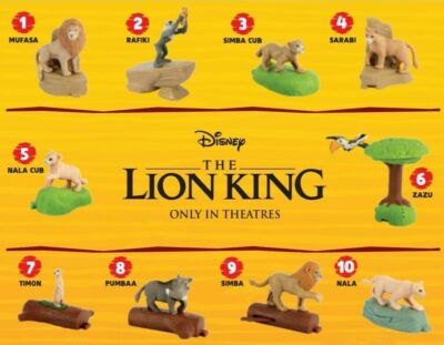 McDonald's 2019 Happy Meal Toy Disney Lion King Choose New Sealed