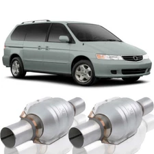 Pair 2" Approved Catalytic Converter Stainless Steel EPA For Honda Odyssey 3.5L