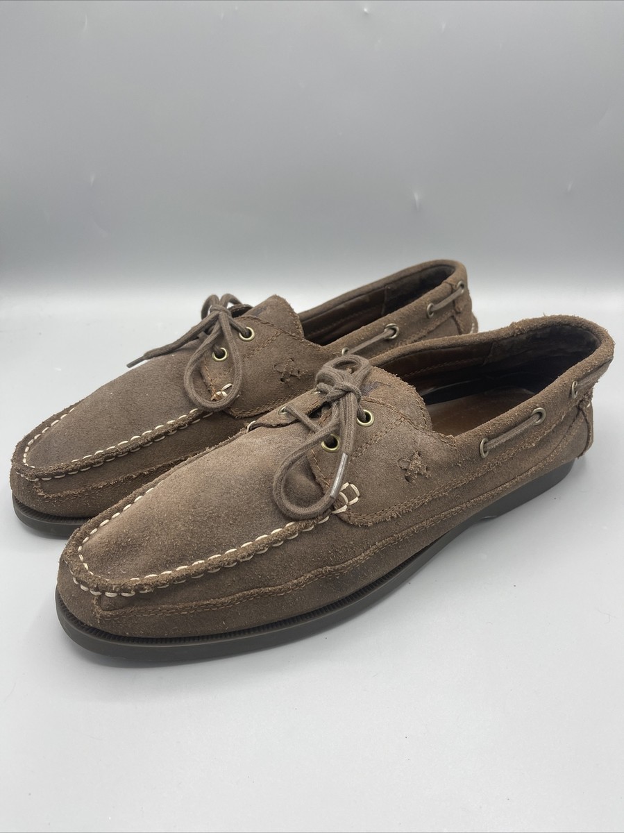 Suede Boat Shoe Ralph Lauren Loafers Mens Polo Ralph Lauren Barx