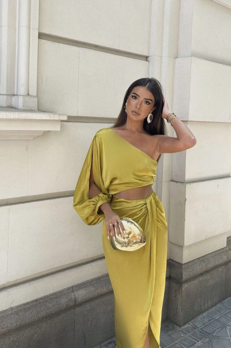 Robe asymétrique zara sale