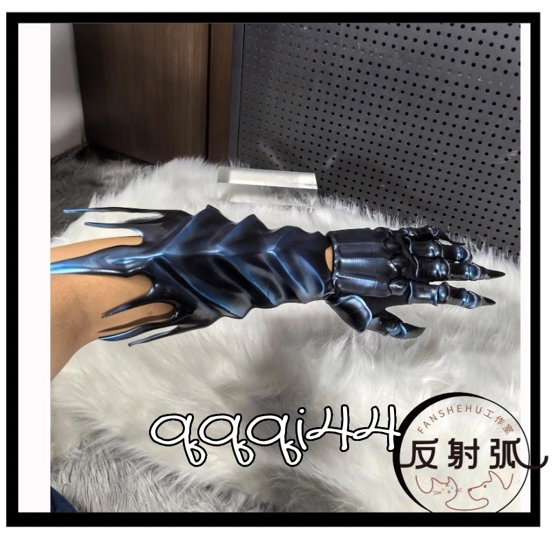 Fate/Grand Order Oberon Vortigern Cosplay Hand Arm Armor Headwear PLA Prop Gifts - Image 4 of 4