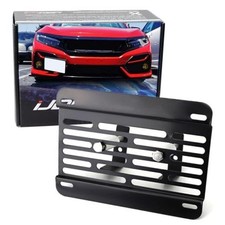 No Drill Front Grille Mesh Mount License Plate Relocator Kit Compatible with