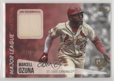 2019 Topps Update Major League Material 150th Anniversary /150 Marcell Ozuna 1h1