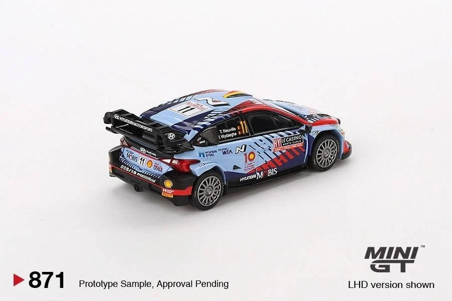 MINI GT 1:64 Hyundai i20 N Rally1 Hybrid #11 2024 Rallye Monte-Carlo Winner - image 3 of 4
