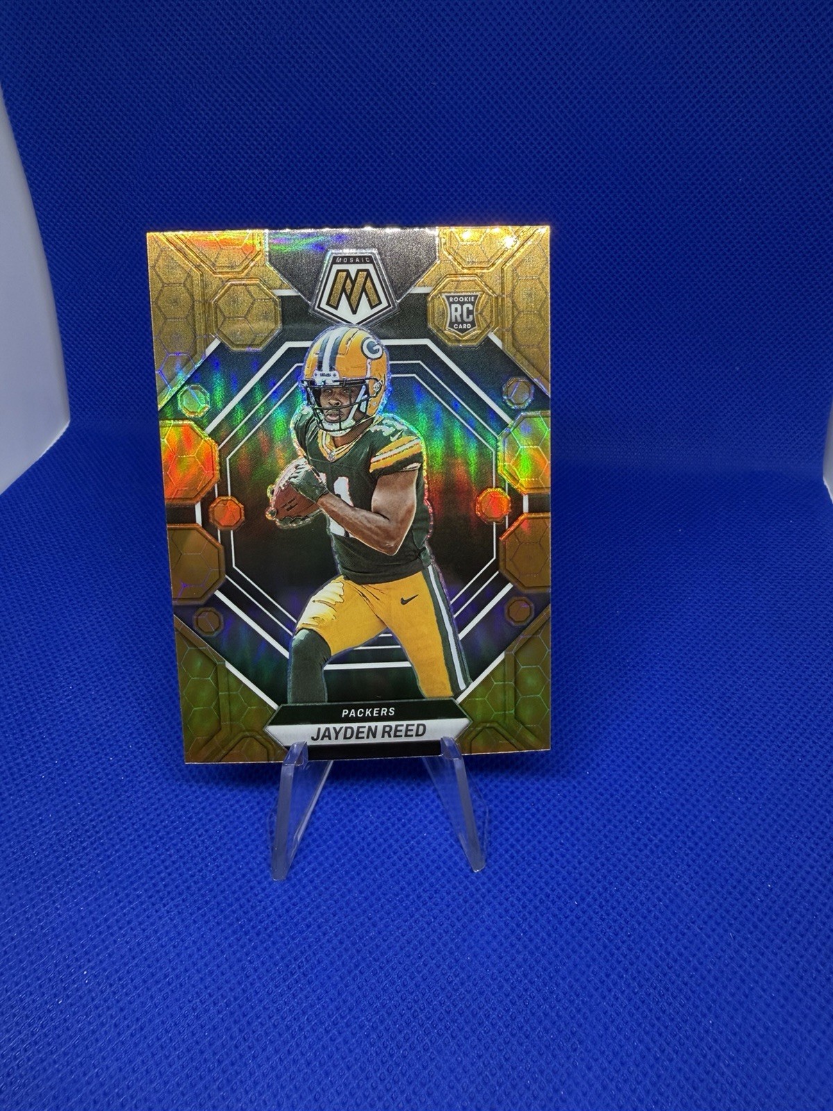 2023 Panini Mosaic - Rookies Honeycomb Prizm #333 Jayden Reed (RC)