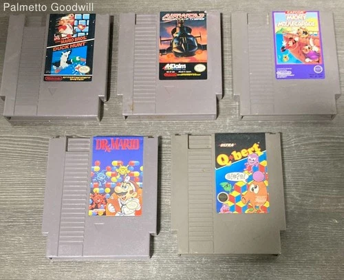 Lot of 5 Nintendo NES Video Games
