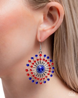 Paparazzi FIERCE FIREWORK multi earrings