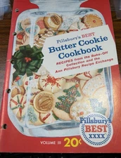Pillsbury Butter Cookie Cookbook Bake Off Recipes Volume III 1950's MCM Vintage