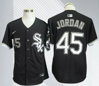お*ゆ様 Chicago White Sox 45 ユニフォーム マイケルジョー Men's Chicago White Sox #45 Michael Jordan Cool Base Limited