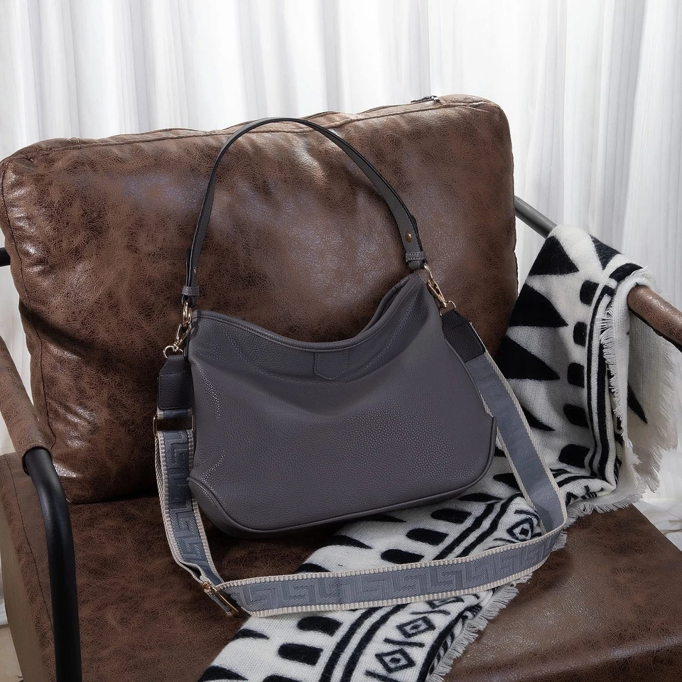 Montana West Bolsos Hobo Medianos para Mujer Carteras y Bolsos Clásicos Mango Superior... Foto 2 de 4