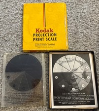 Vintage Kodak Projection Print Scale Old Version w 1940s Girl 1942 WWII in Box