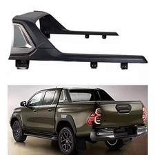 Se adapta a Hilux Revo 2016-2025 barra antivuelco negra ABS pickup barra de cama