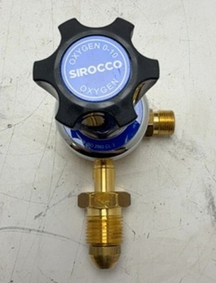 Sirocco einstufiger Sauerstoffregler 300 bar SS-Stecker Autogen 10 bar M #7