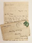 1889 antique IRVINE’S HOTEL lexington va LETTERHEAD to Eliza S. RAMSEY from WILL — photo 1