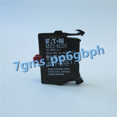 3 PCS NEW   auxiliary contact M22-KC01 *pt