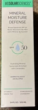 MDSolarSciences Mineral Moisture Defense SPF 50 3.4 oz