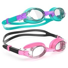 K20 Swimming Goggles for Kids Girls Boys Age 3-10 Years Old, Anti-fog 100 UV...