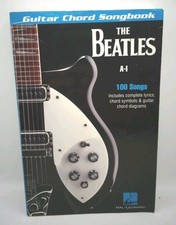 The Beatles Guitar Chord Songbook A-I Paperback Books Music