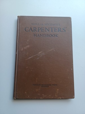 #ad Popular Mechanics Carpenters#x27; Handbook: 366 ideas Hardcover Illustrated 1925 $24.32